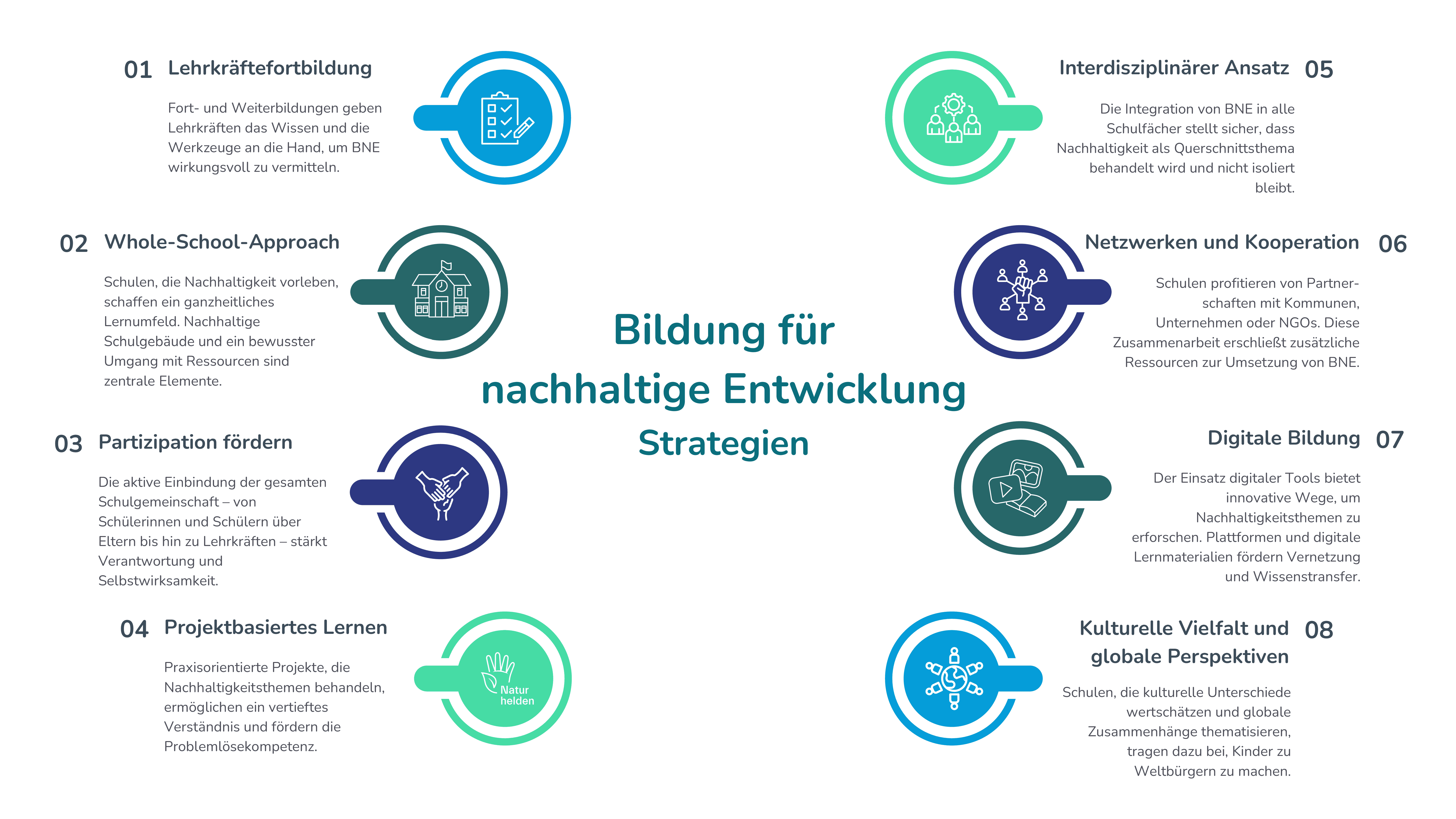 Infografik: BNE Strategien