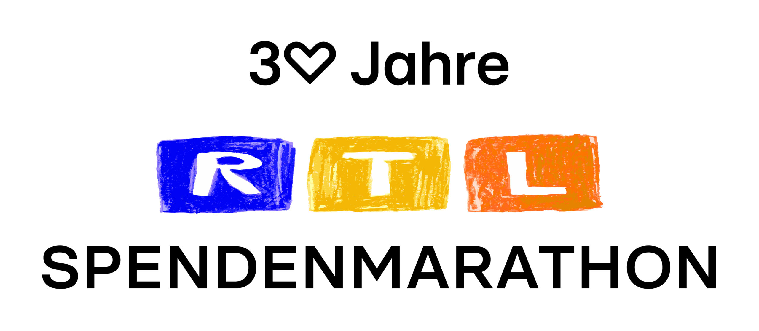 Logo 30 Jahre RTL Spendenmarathon